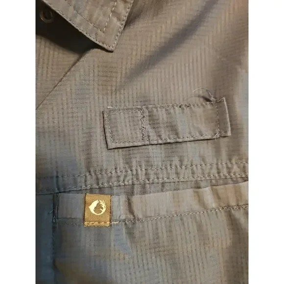 The American Outdoorsman Shirt Men Large Indian River Fishing Vented Rip Stop - Picture 5 of 8